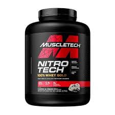 Muscletech | Nitro Tech 100% Whey Gold | Cookies & Cream Flavour